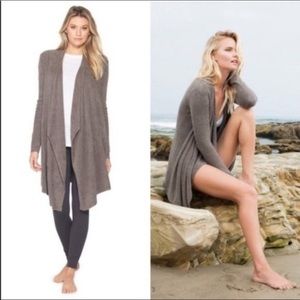 Barefoot dreams bamboo chic lite knit cardigan
